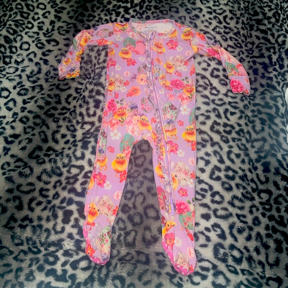 Posh Peanut 12-18 Onesie Easter Bunny Chick